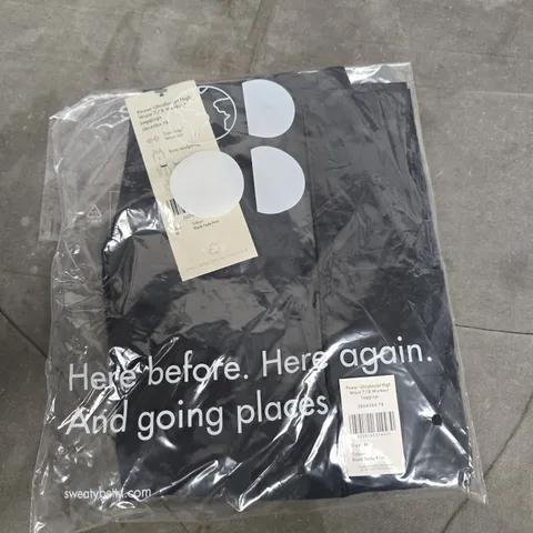 SWEATY BETTY POWER ULTRASCULPT HIGH-WAIST 7/8 WORKOUT LEGGINGS – UK SIZE M – BLACK FADE PRINT