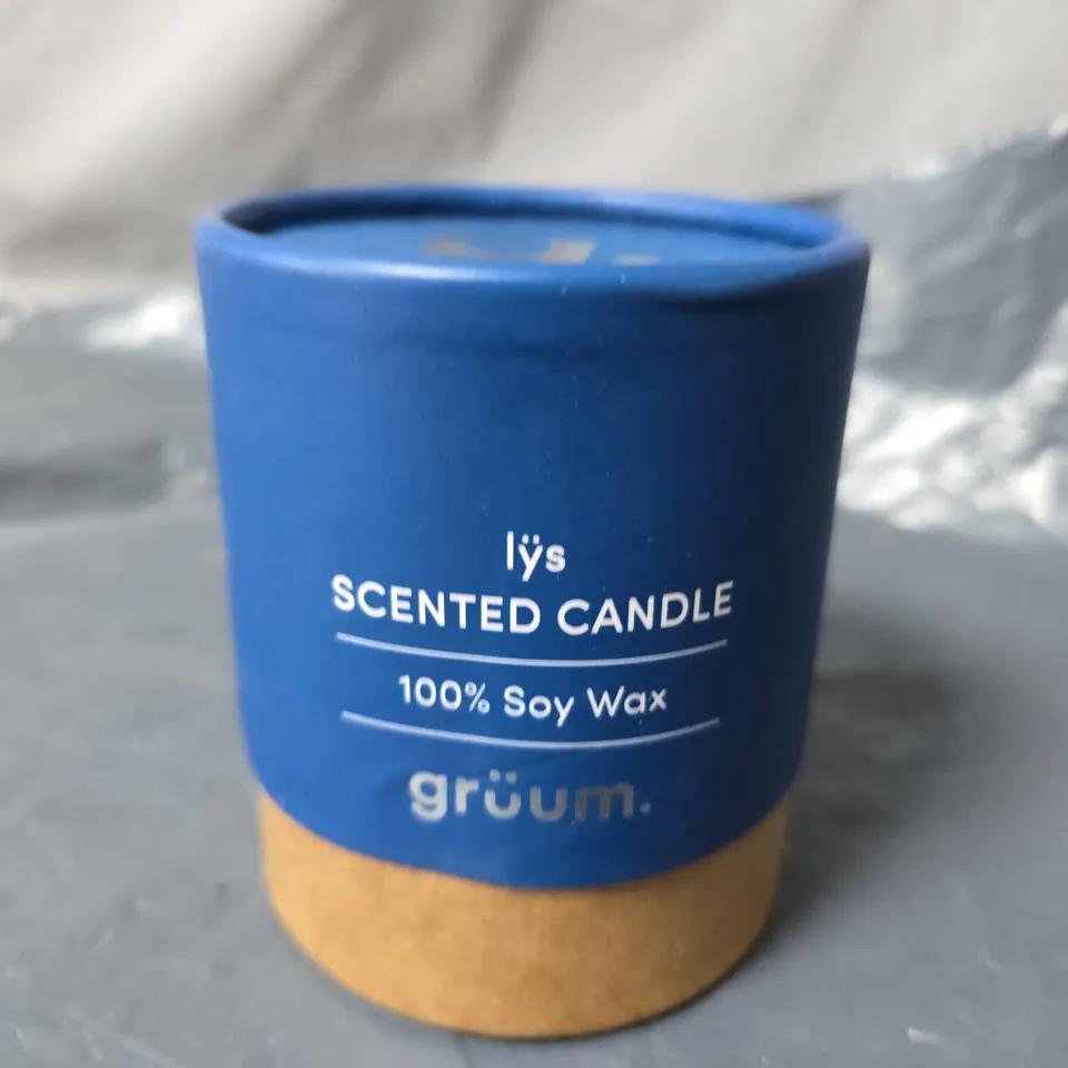 GRÜM LYS SCENTED CANDLE – 100% SOY WAX
