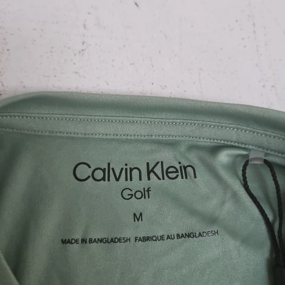 CALVIN KLEIN GOLF T-SHIRT – SAGE, UK M