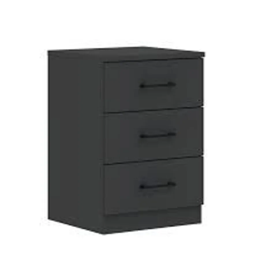 BOXED NORVIK BEDSIDE CABINET - ANTHRACITE (1 BOX)