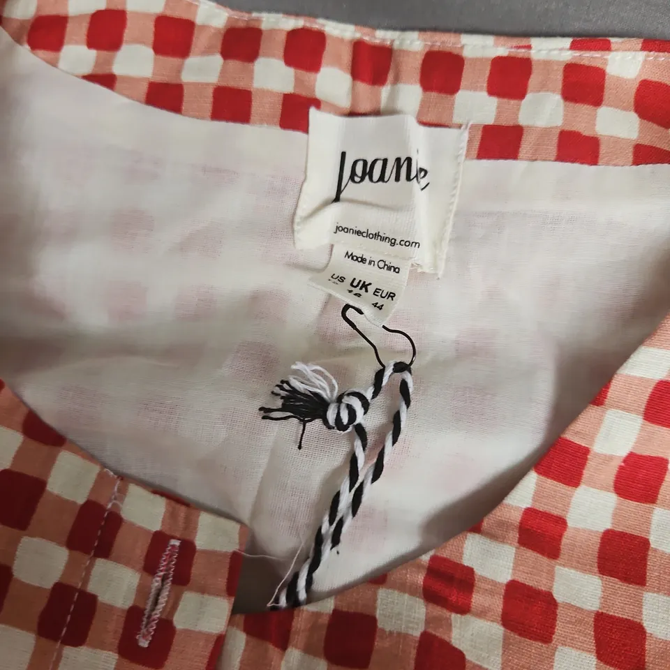 JOANIE ASHLEY DRESS IN RED/WHITE - UK 16