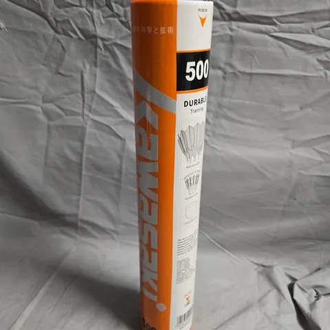 BADMINTON SHUTTLECOCKS IN TUBE – DURABLE TRAINING - KAWASAKI 