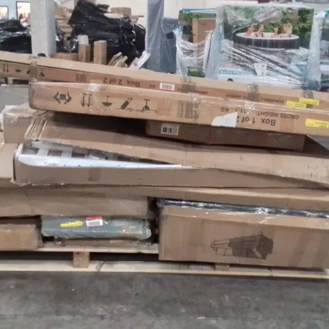 Pallet to include incomplete Furniture parts and peices
