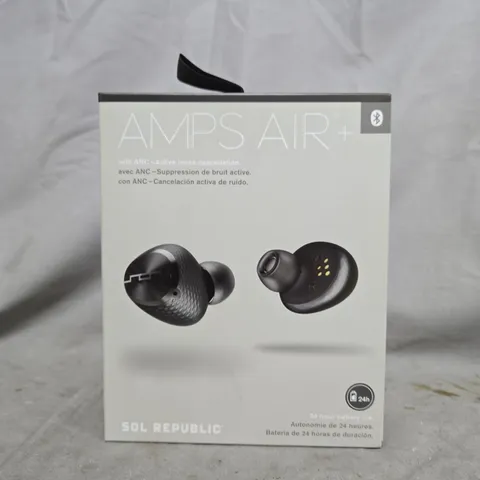 SOL REPUBLIC AMPS AIR+ WIRELESS EARBUDS BOXED