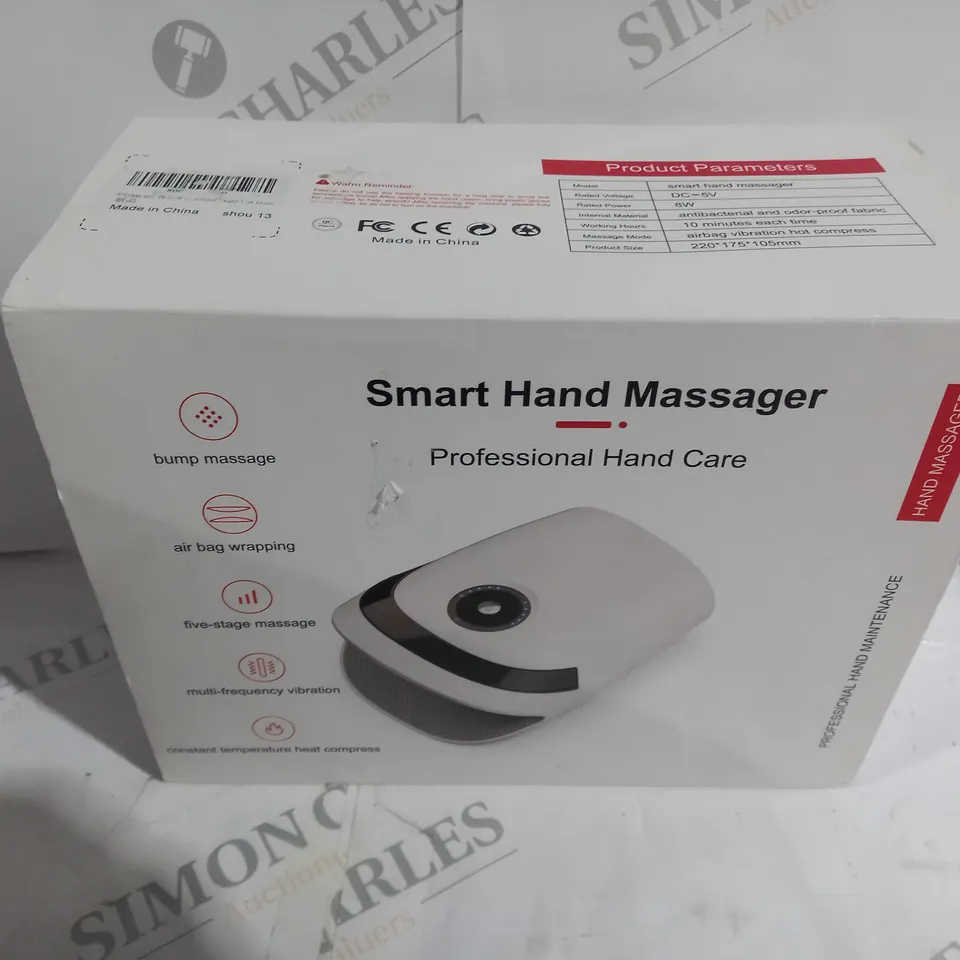 BOXED SMART HAND MASSAGER 