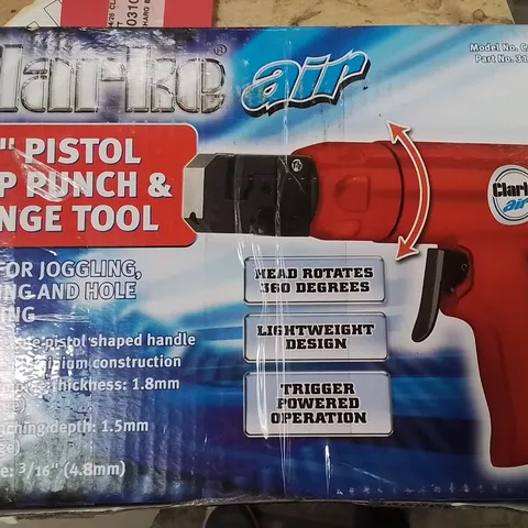 CLARKE CAT217 3/16" PISTOL GRIP AIR PUNCH & FLANGE TOOL