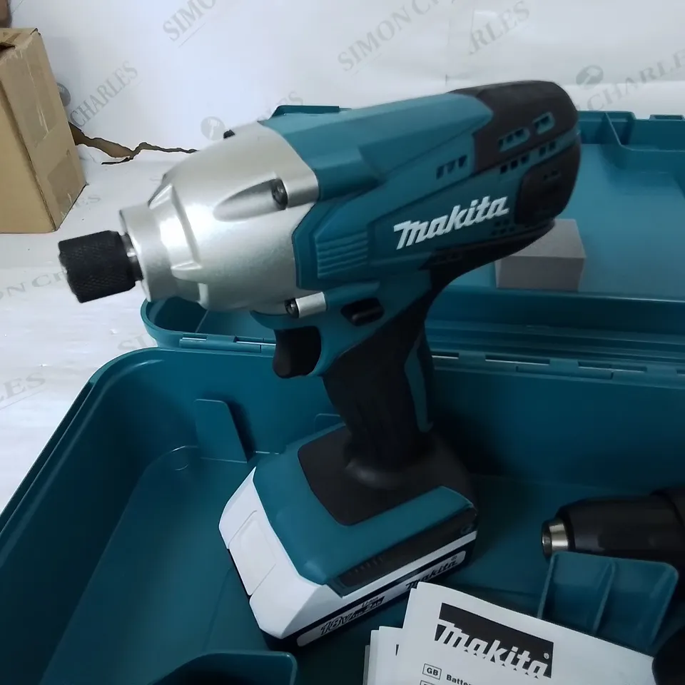 MAKITA 18V G-SERIES COMBI & IMPACT DRIVER KIT RRP £179.99