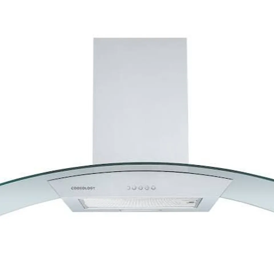 BOXED COOKOLOGY AEHISL90SS COOKOLOGY ESSENTIALS 90CM ISLAND EXTRACTOR HOOD