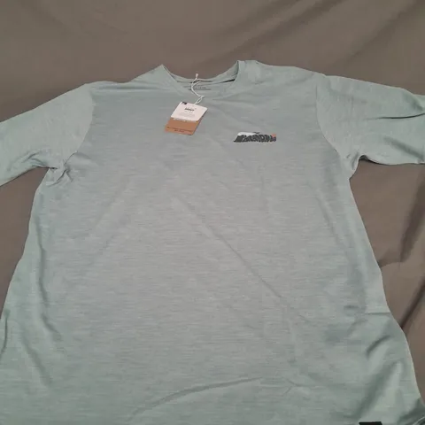 PATAGONIA MENS CAPILENE COOL DAILY GRAPHIC SHIRT IN WATERS SIZE M