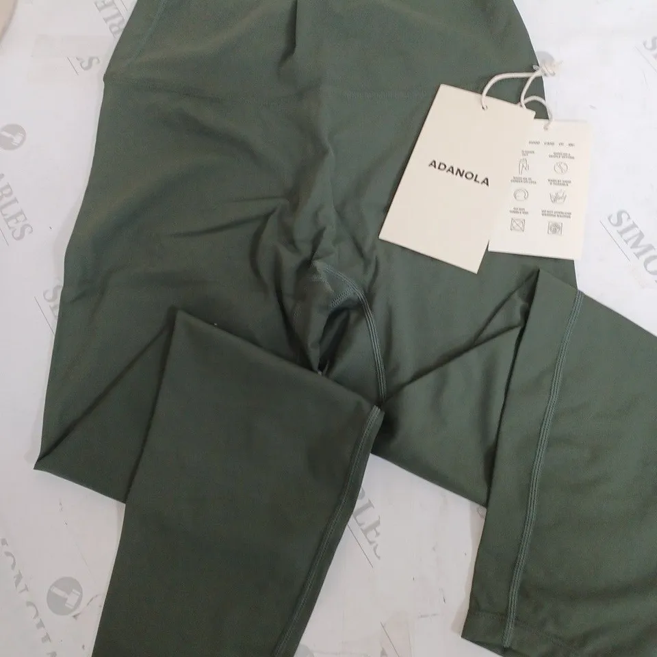 ADANOLA DARK OLIVE ULTIMATE LEGGINGS - XL