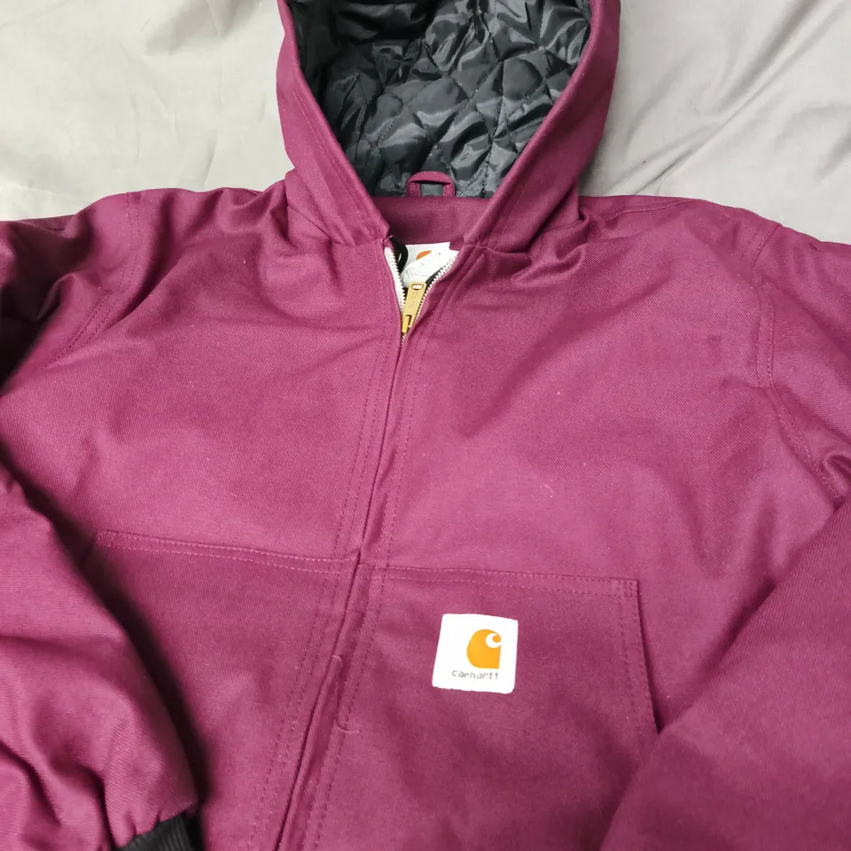 CARHARTT HOODED JACKET – PURPLE - SIZE UNSPECIFIED