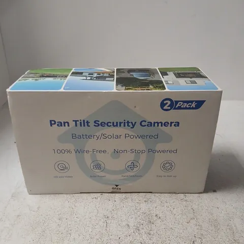 PAN TILT SECURITY CAMERA – BATTERY/SOLAR POWERED 