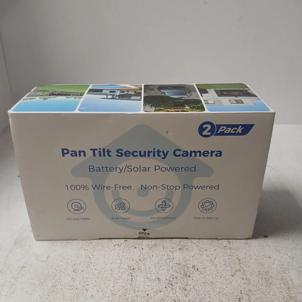 PAN TILT SECURITY CAMERA – BATTERY/SOLAR POWERED 