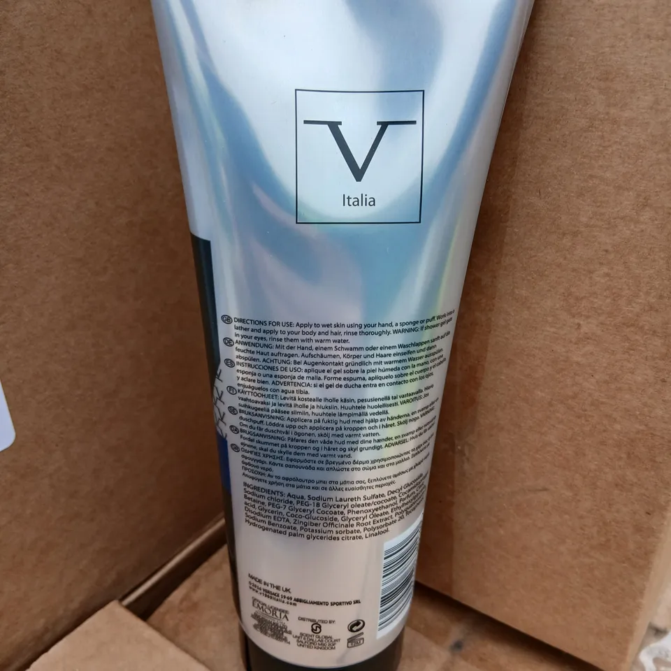 APPROXIMATELY 12 VERSACE HAIR & BODY WASH – 250ML – BATH & BODY (VERSACE ITALIA LOGO)