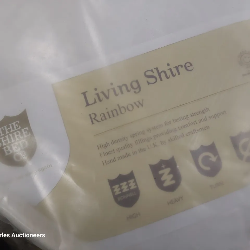 QUALITY BAGGED 3' SINGLE SHIRE BED Co. LIVING SHIRE RAINBOW MATTRESS 