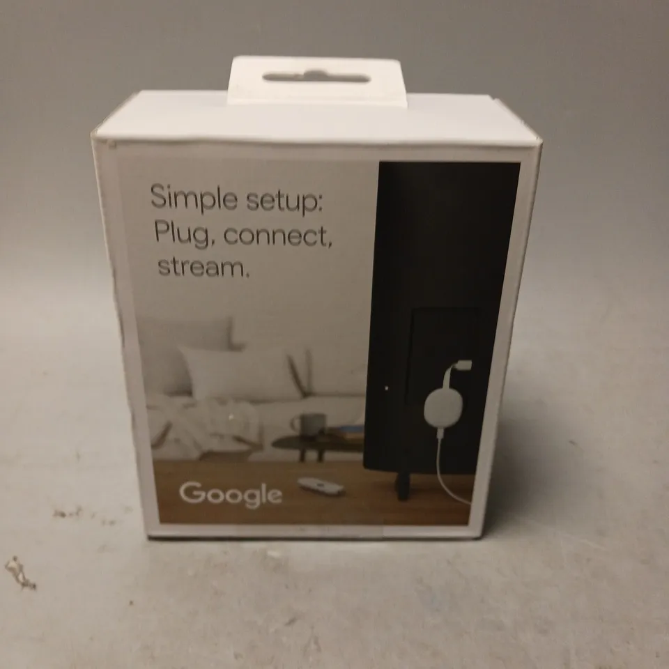 GOOGLE TV CHROMECAST WHITE