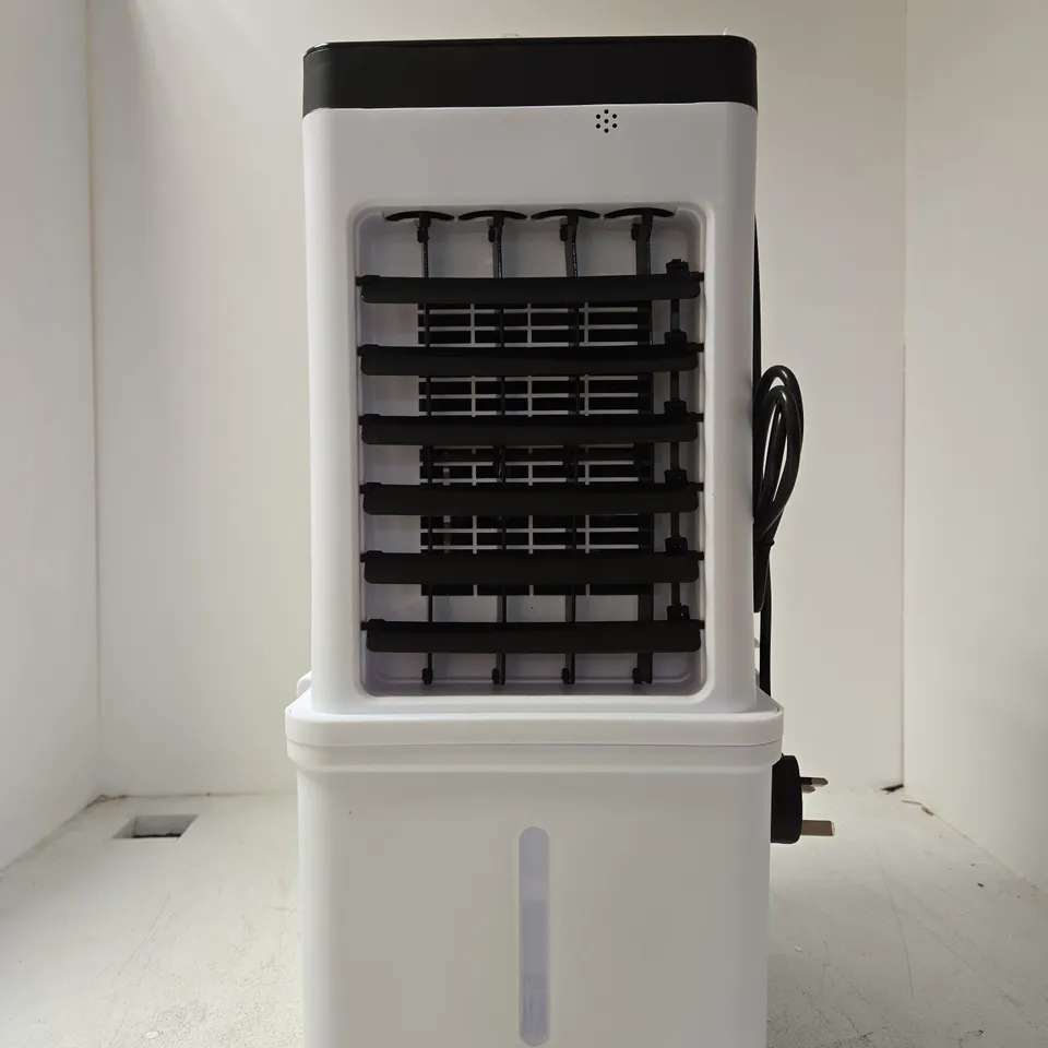 PORTABLE EVAPORATIVE COOLER – WHITE WITH BLACK TOP