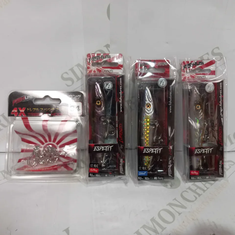 LOT TO CONTAIN 4 X FISHING PRODUCTS, INCLUDES HOOKS & ESPETITS