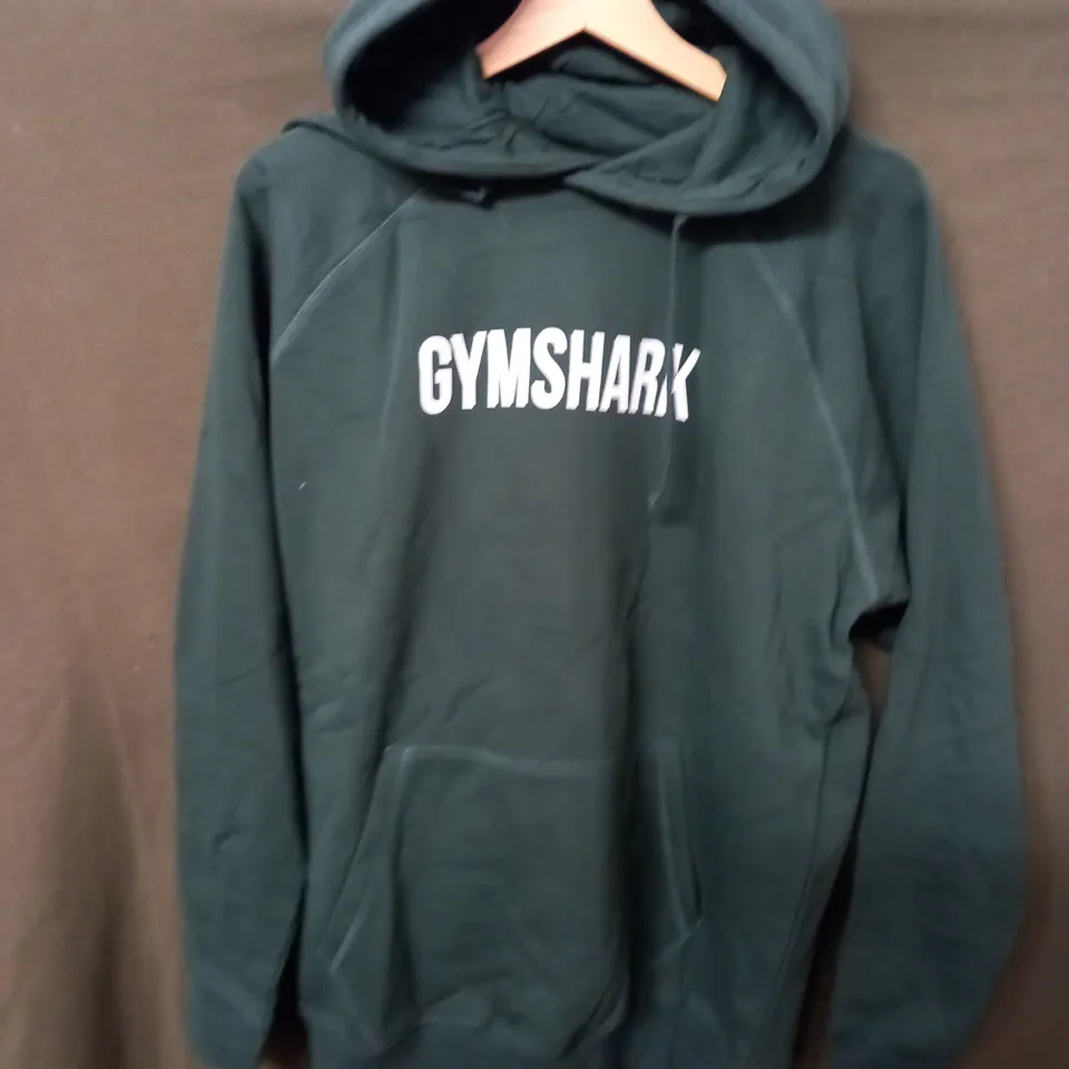 GYMSHARK GREEN HOODIE - S