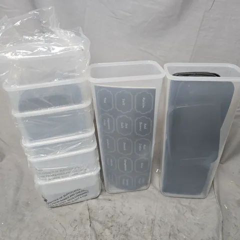 AIRTIGHT FOOD STORAGE CONTAINERS SET
