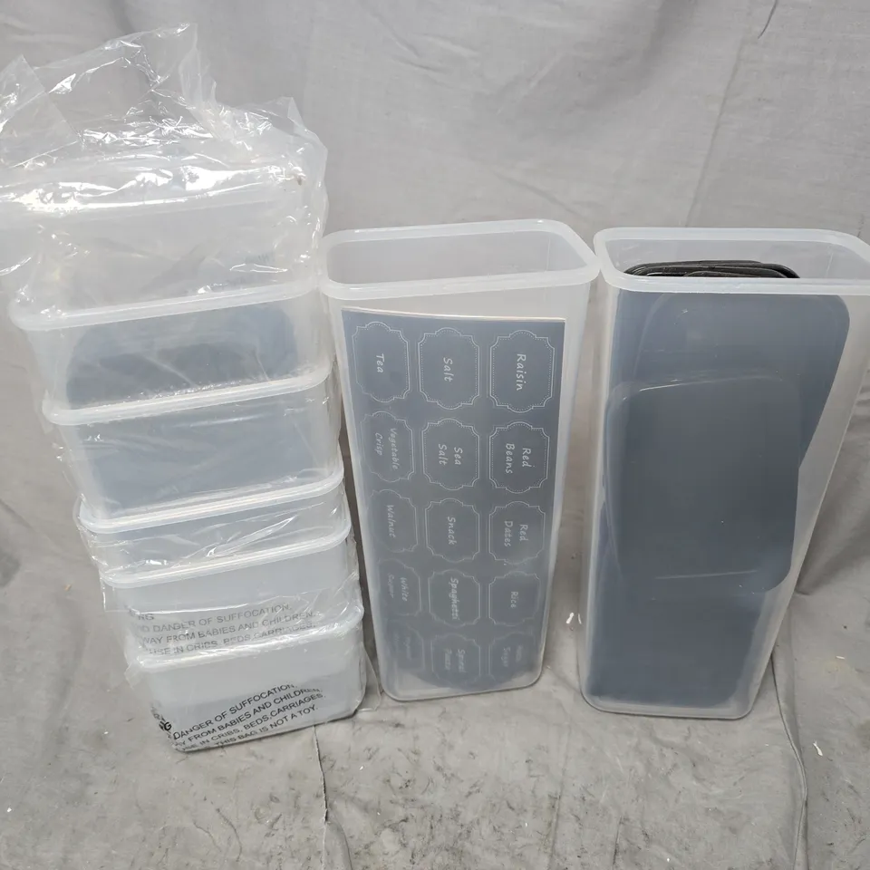 AIRTIGHT FOOD STORAGE CONTAINERS SET