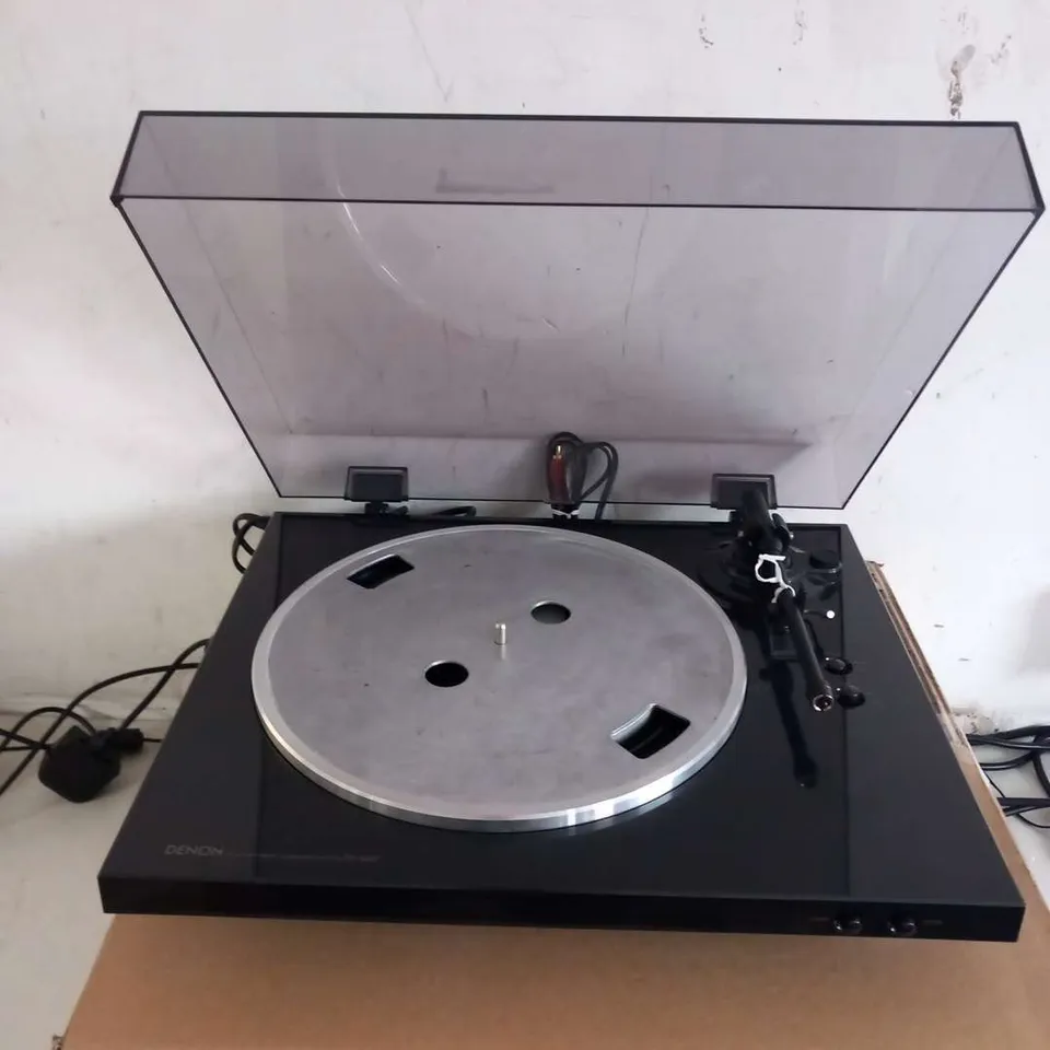 DENON DP300 BLACK RSEXC HIFI TURNTABLE