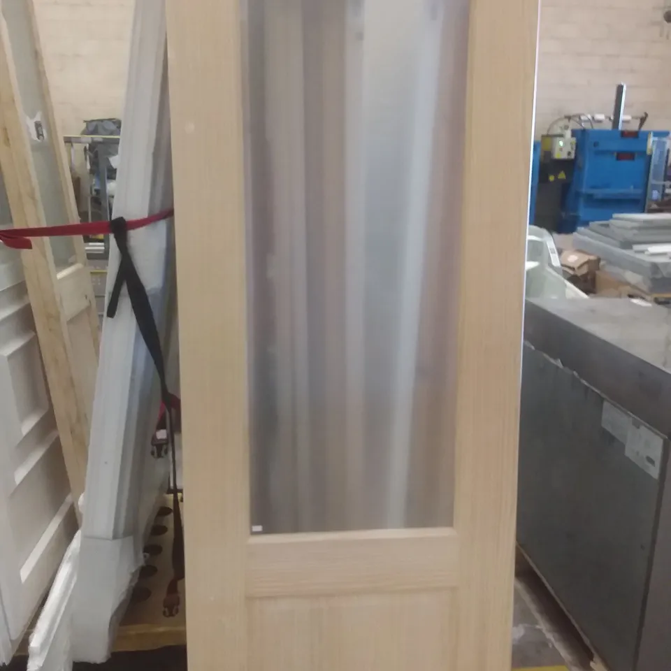 2 PANEL CLEAR PINE GLAZED INTERNAL DOOR 1981×762MM