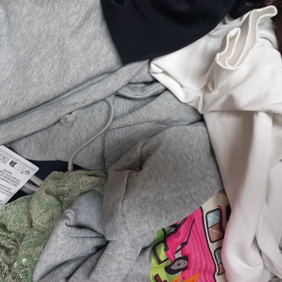 APPROXIMATELY 20 ASSORTED CLOTHING AND FASHION PRODUCTS IN VARIOUS STYLES AND SIZES - COLLECTION ONLY