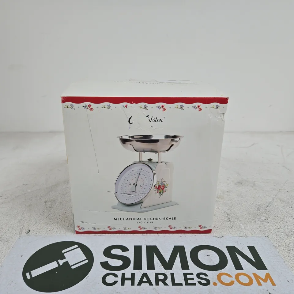 CATH KIDSON LONDON MECHANICAL KITCHEN SCALE 5KG BOXED