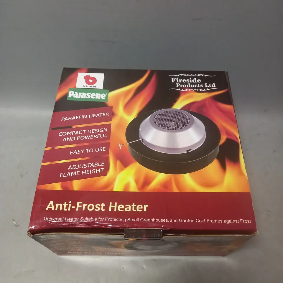 BOXED PARASENE FIRESIDE PRODUCTS ANTI-FROST HEATER