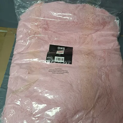 BAGGED OHS LARGE PET BED IN BLUSH