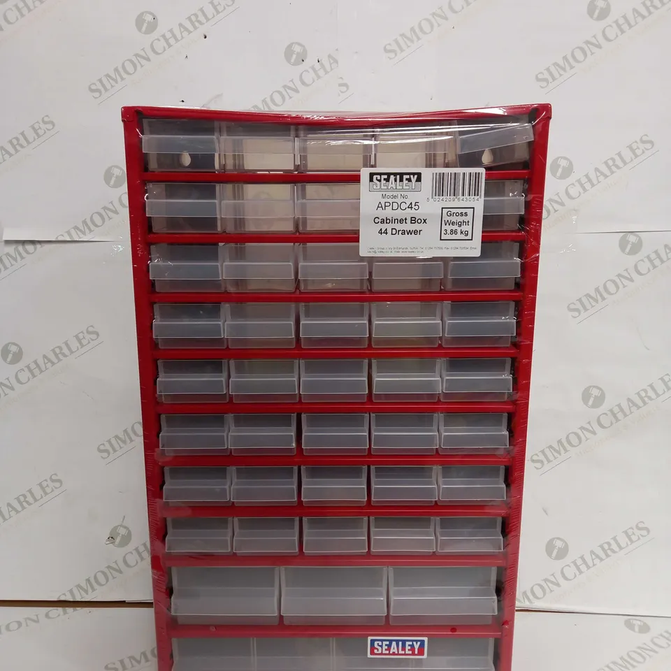 SEALED SEALEY APDC45 CABINET BOX 44 DRAWER