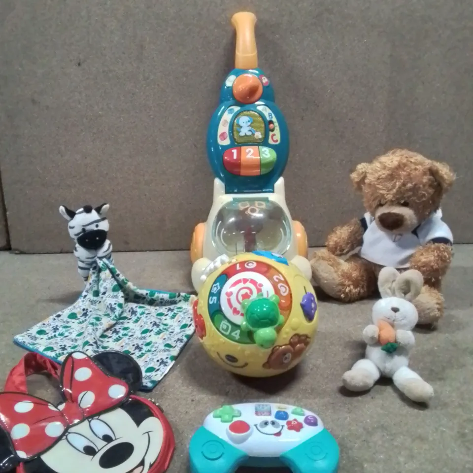 BOX CONTAINING LARGE AMOUNT OF CHILDREN'S TOYS