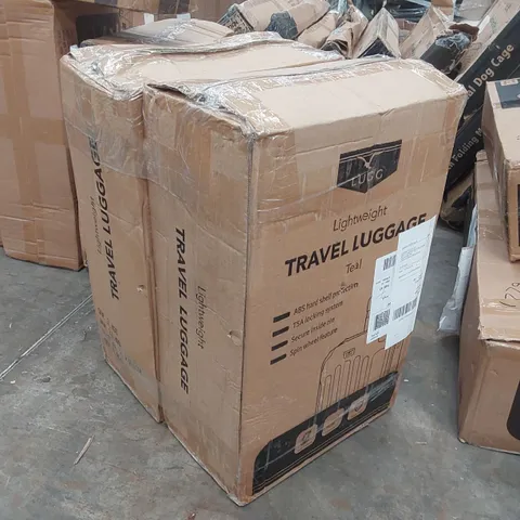 PAIR OF BOXED LUGG LIGHTWEIGHT TRAVEL SUITCASES