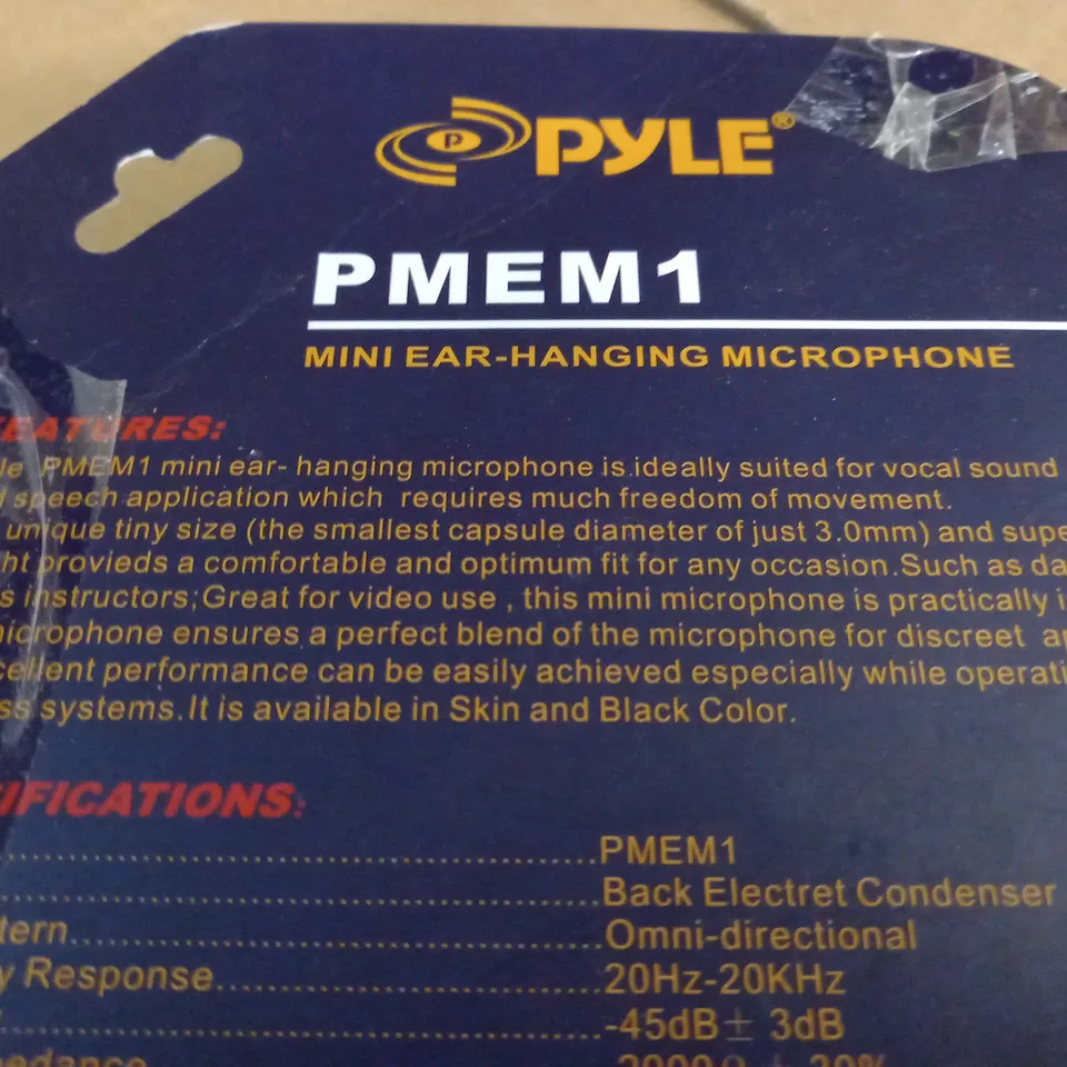 PYLE PNEM1 MINI EAR HANGING MICROPHONE