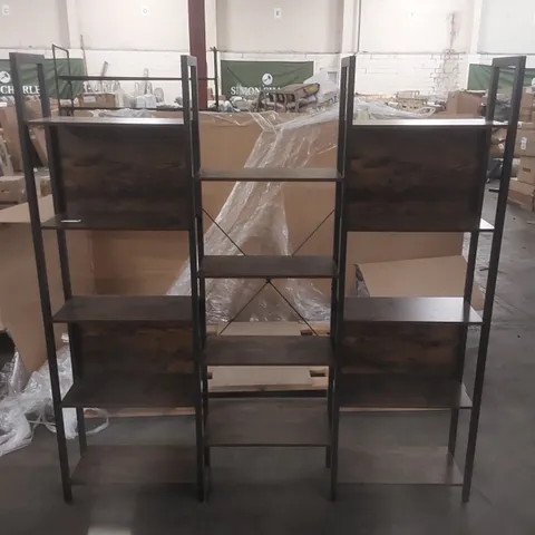 JALIYAH BOOKCASE COLOUR: RUSTIC BROWN/BLACK