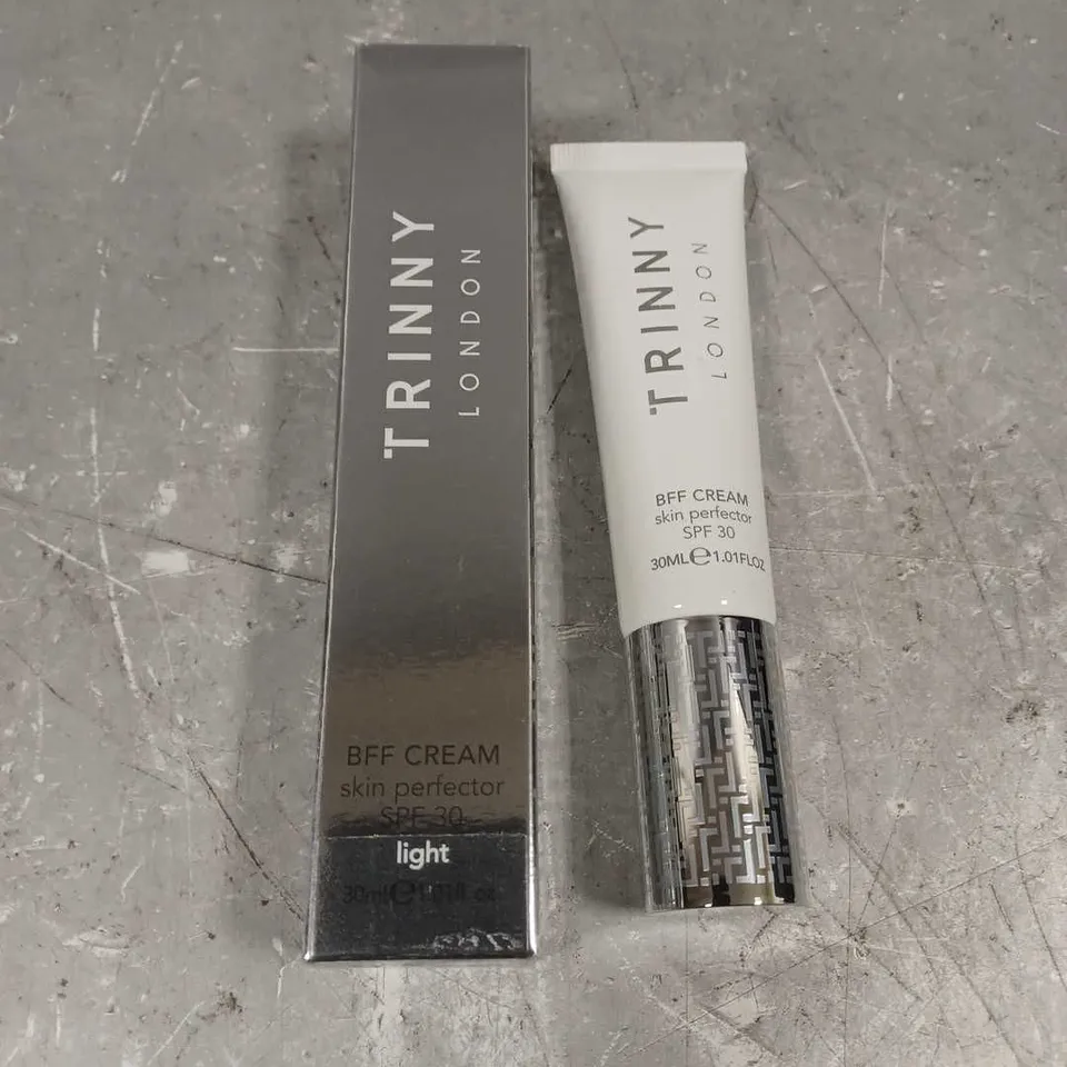 BOXED TRINNY LONDON BFF CREAM SPF 30 SKIN PERFECTOR IN LIGHT 30ML