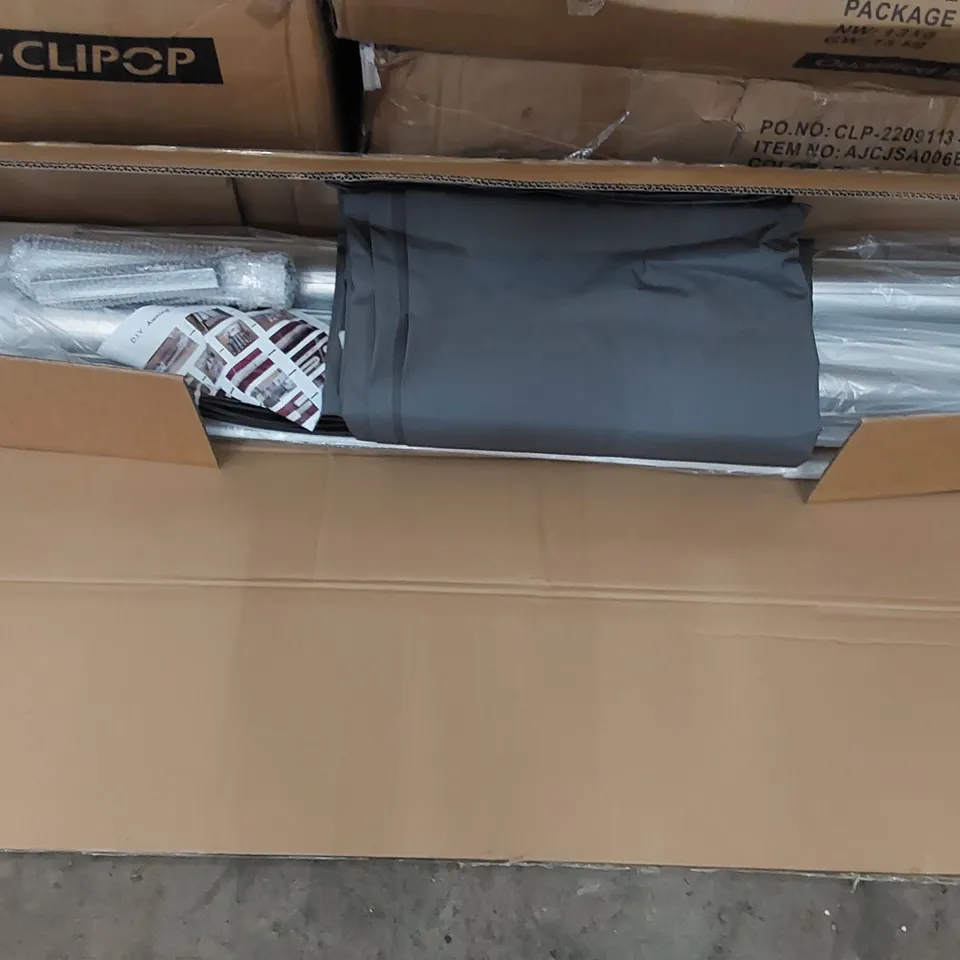 BOXED PATIO AWNING NAVY BLUE (1 BOX)