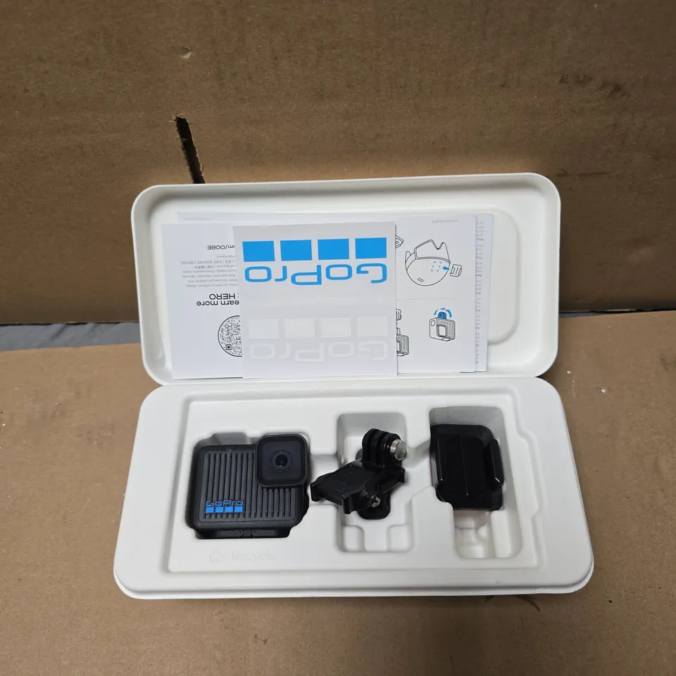 GOPRO HERO ACTION CAMERA WITH WATERPROOF HOUSING AND MOUNTS – BOXED