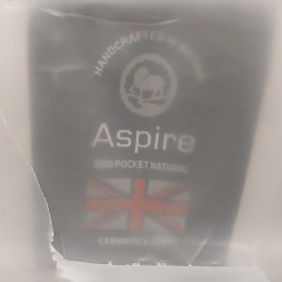 QUALITY BAGGED ASPIRE CASHMERE & SILK 4'6" DOUBLE MATTRESS 
