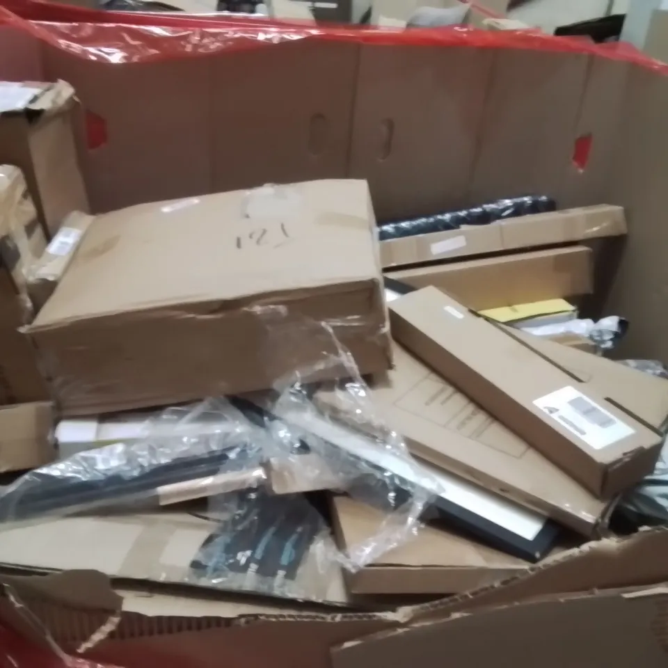 PALLET OF ASSORTED HOUSEHOLD GOODS AND PRODUCTS TO INCLUDE;SLIDING MACHINE,RETRACTABLE SAFETY GATE,SHOWER SYSTEM 