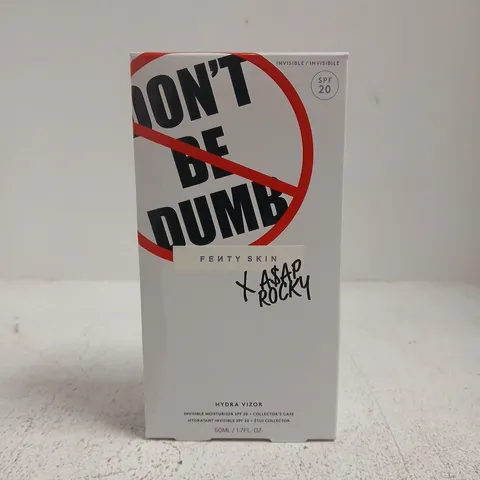 BOXED FENTY SKIN X ASAP ROCKY HYDRA VIZOR INVISIBLE MOISTURIZER SPF20 + COLLECTOR'S CASE (50ML)