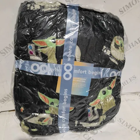GOODINTHEOOD BABY YODA HOODED BLANKET