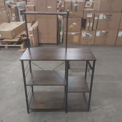 DIMAS 90CM W KITCHEN ISLAND FINISH: RUSTIC WALNUT