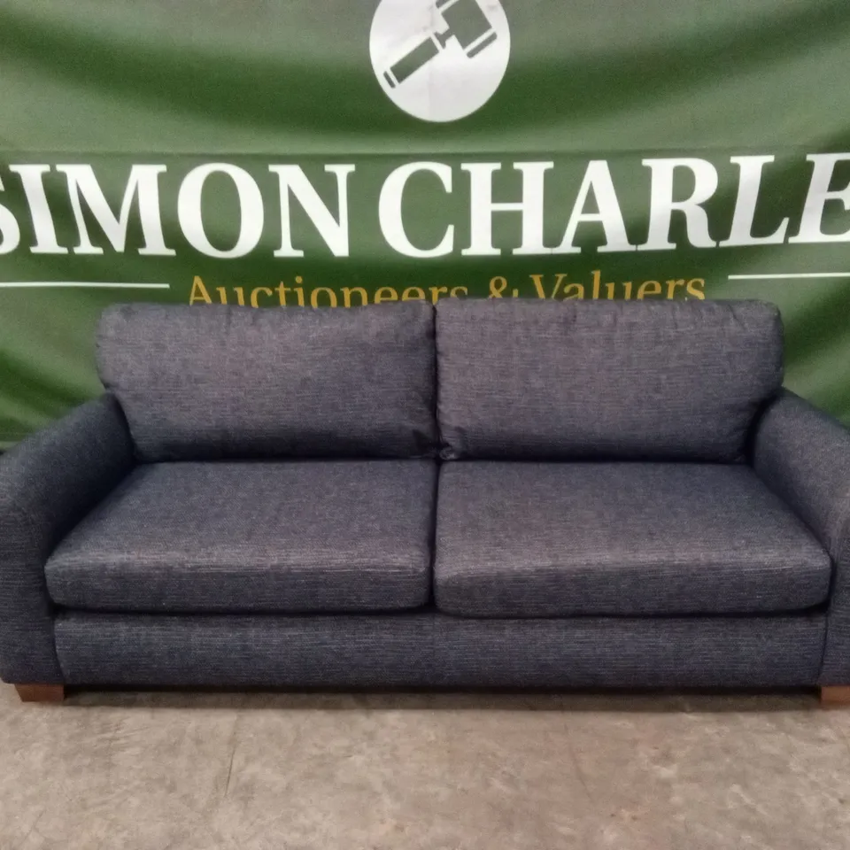 BAILEY FABRIC 4 SEATER SOFA - NAVY RRP £649