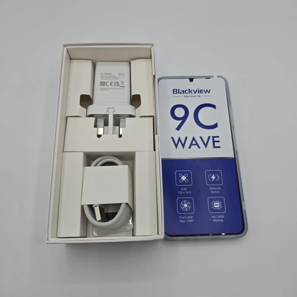 BOXED BLACKVIEW WAVE 9C 4+8GB 64GB IN RIPPLE BLUE 