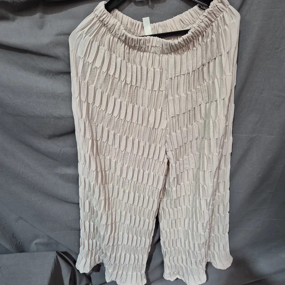 LUSTYLE WOMEN'S RUCHED WIDE-LEG TROUSERS – NEW COLLECTION . ONE SIZE