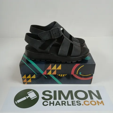 BOXED PAIR OF SKECHERS FOAMIES IN BLACK - SIZE 9