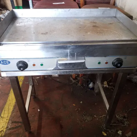 ACE ELECTRIC GRIDDLE 100CM CHROME EN119