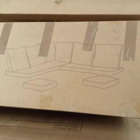 BOXED VENICE CORNER SET REPLACEMENT CUSHIONS // CUSHIONS ONLY (1 BOX)